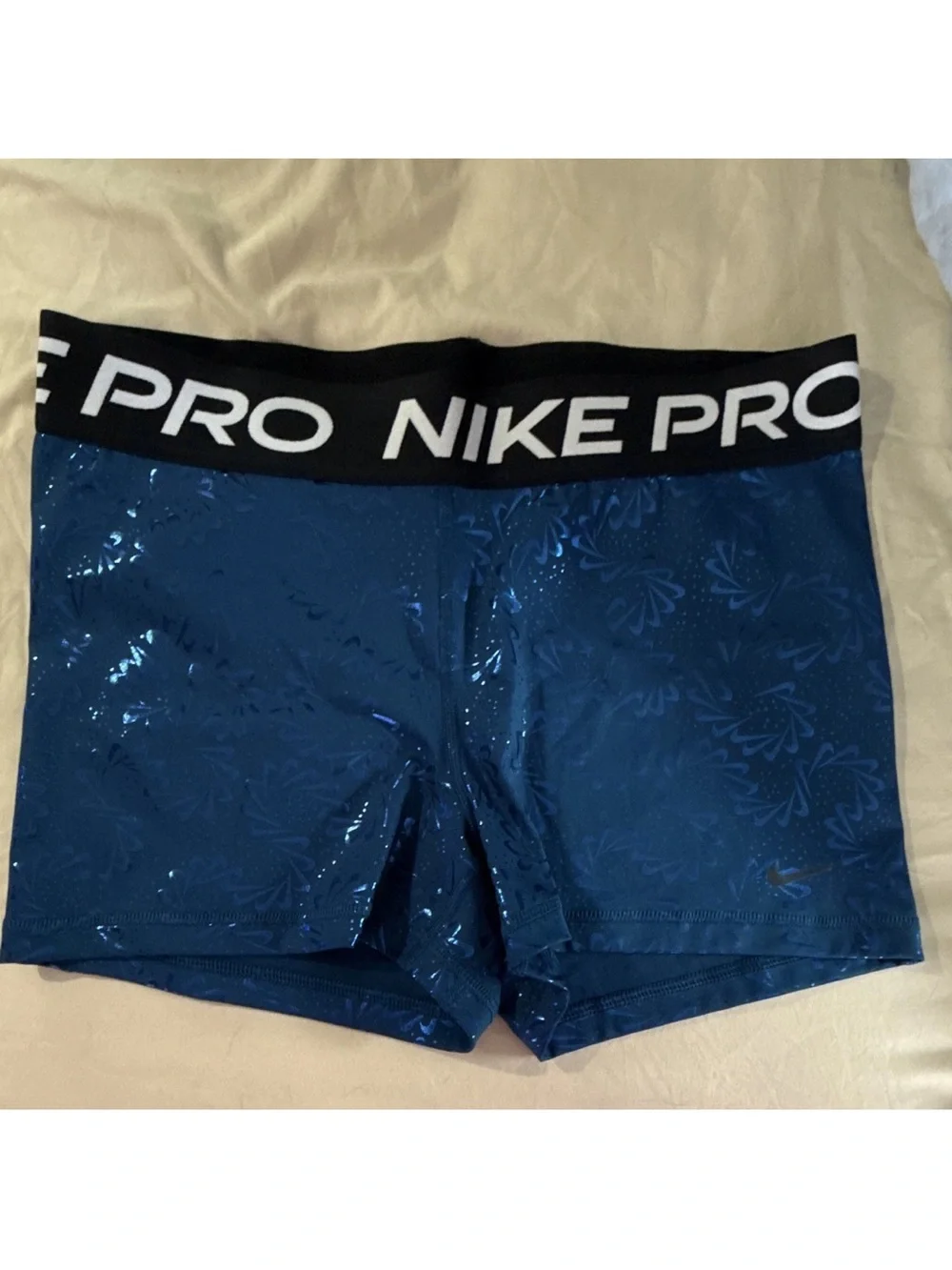 Nike Pro Women's Dark Blue Performance Bike Shorts
